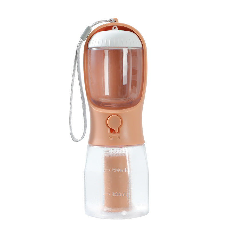 Portable 3-in-1 Dog Water Cup Food Bag Combo