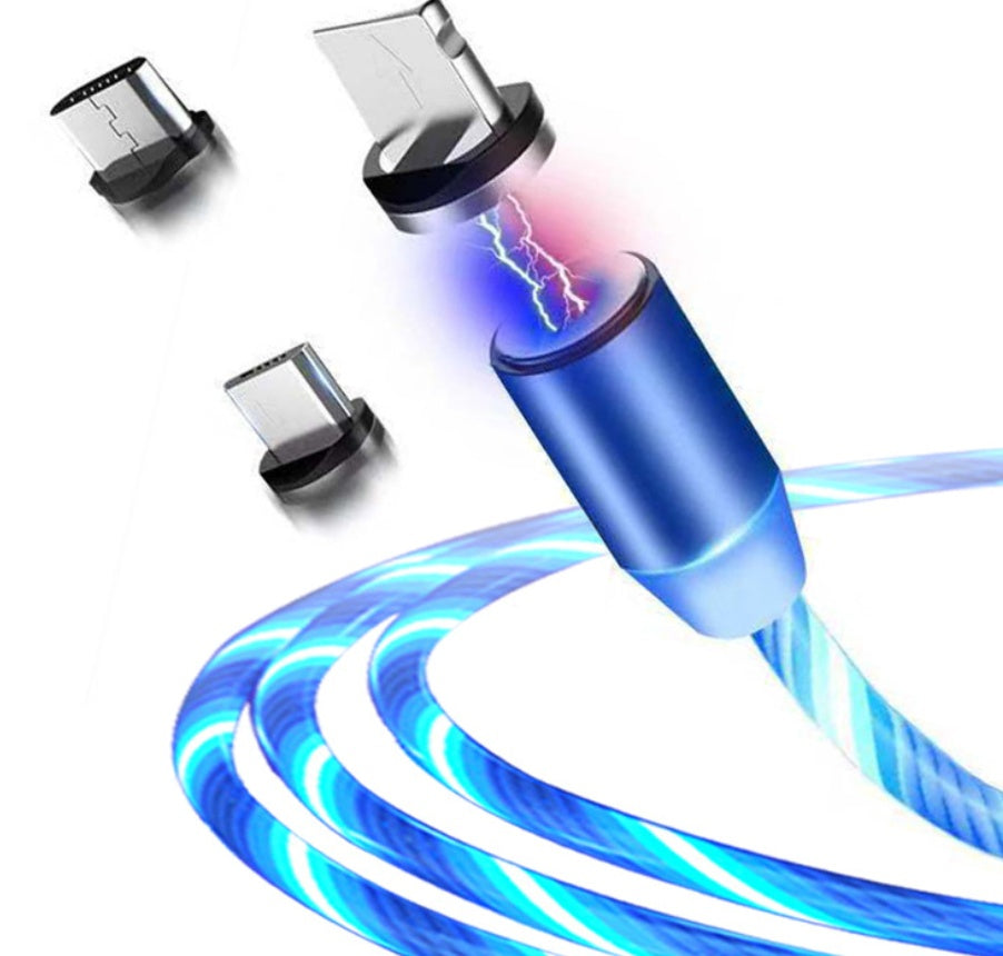 Magnetic Flowing Light Cable – Fast Charge for All Device