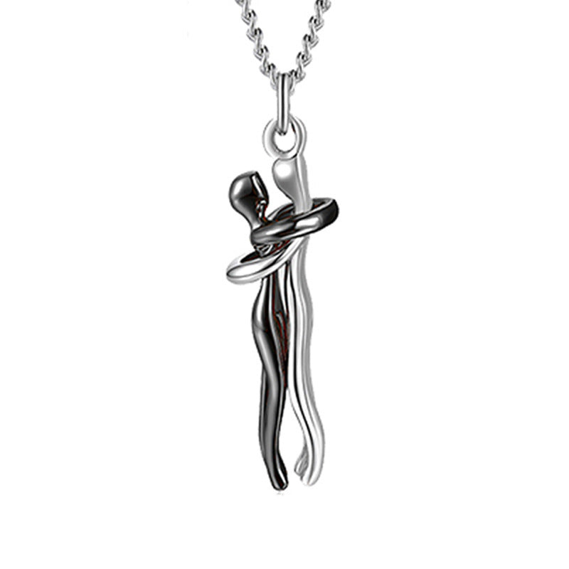 Love Hug Necklace – Perfect Unisex Couple Valentine’s Gift