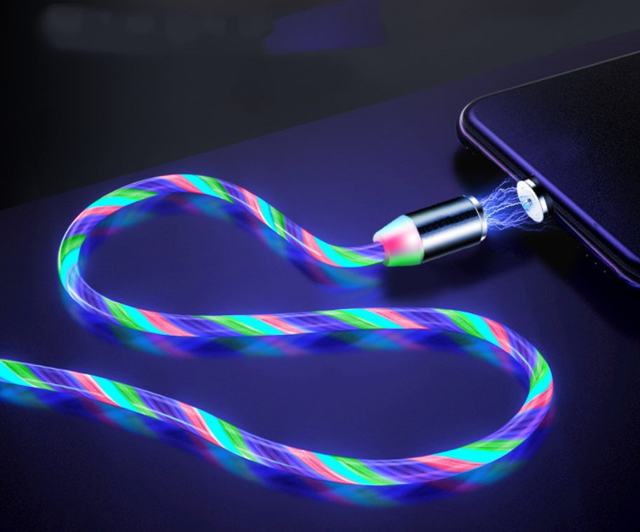 Magnetic Flowing Light Cable – Fast Charge for All Device