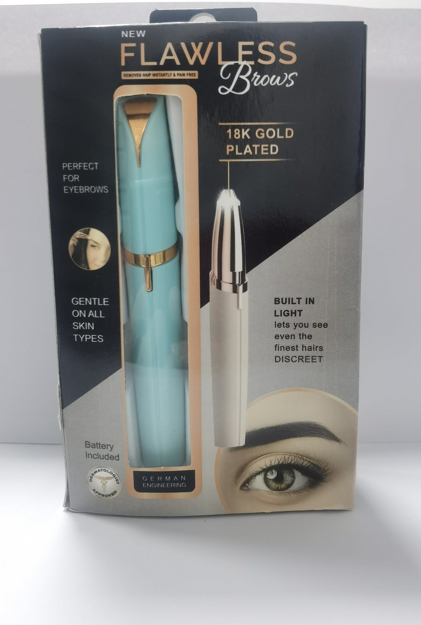 Mini Electric Hair Remover Pen – Painless, Precise, LED