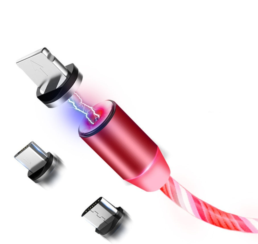 Magnetic Flowing Light Cable – Fast Charge for All Device