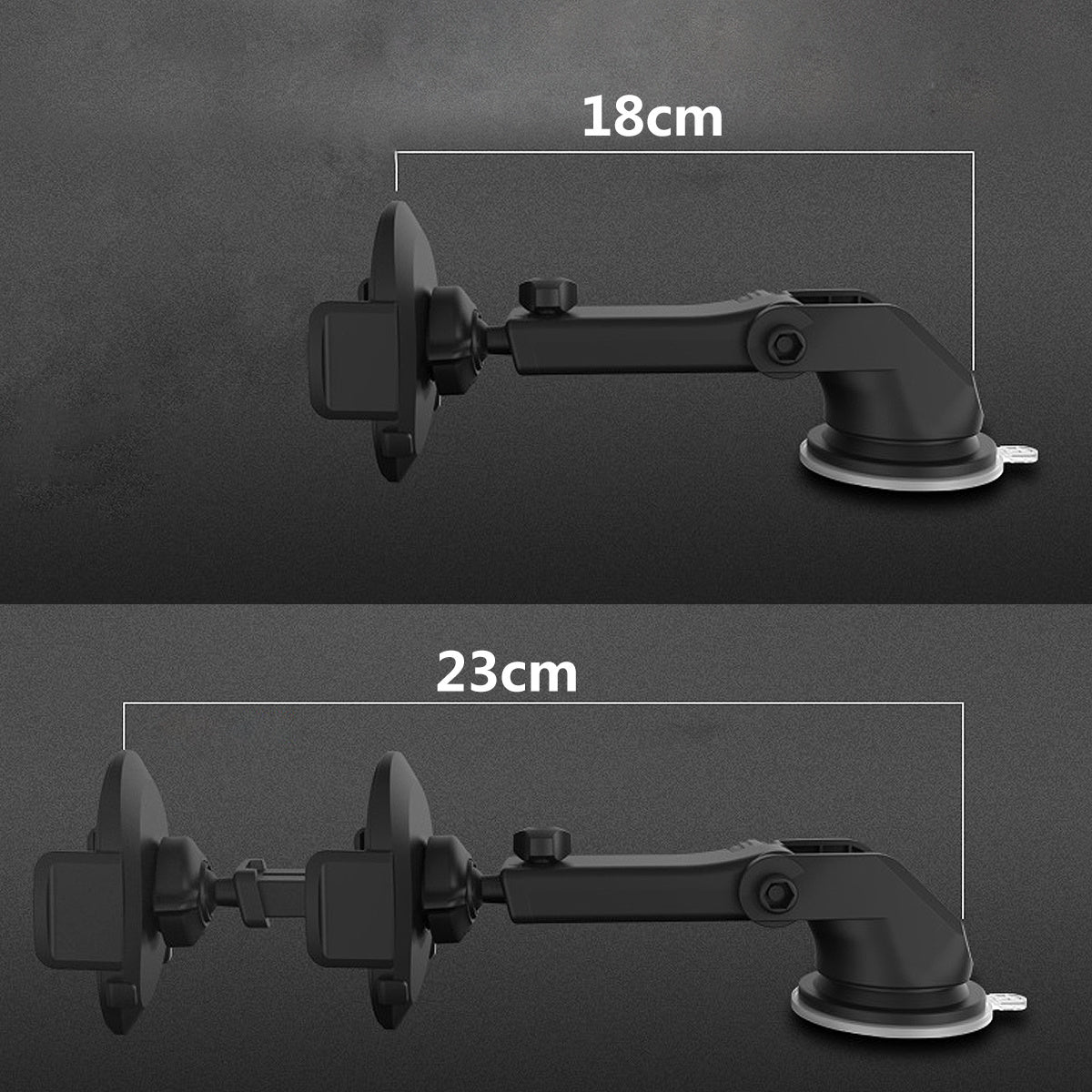 Telescopic Car Phone Holder – Strong Suction, Easy Use