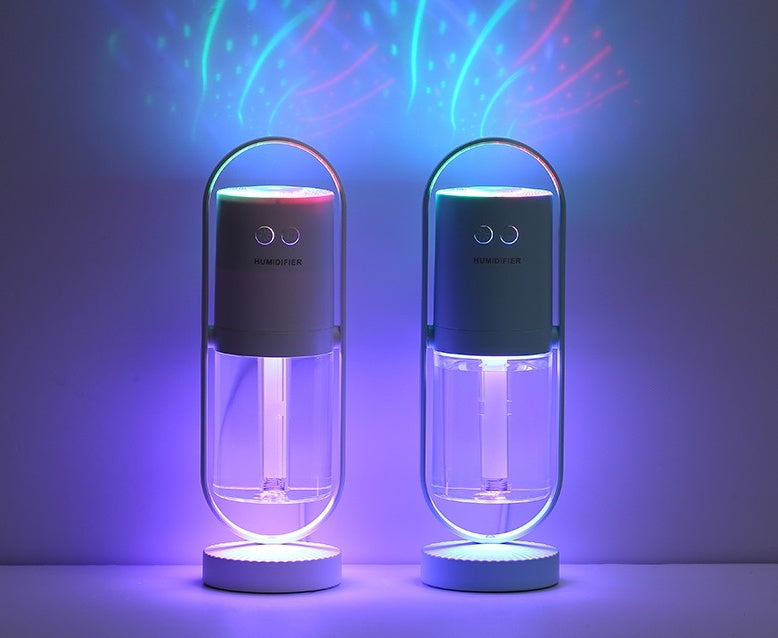 Magic Shadow Humidifier – USB Mist & Night Light
