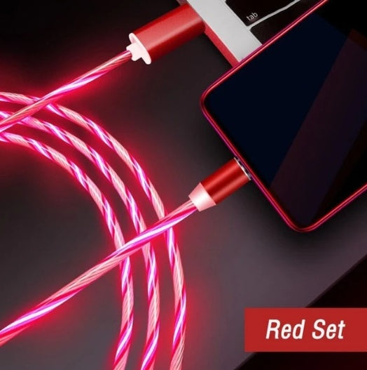 Magnetic Flowing Light Cable – Fast Charge for All Device