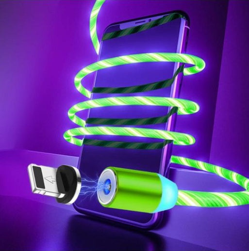 Magnetic Flowing Light Cable – Fast Charge for All Device