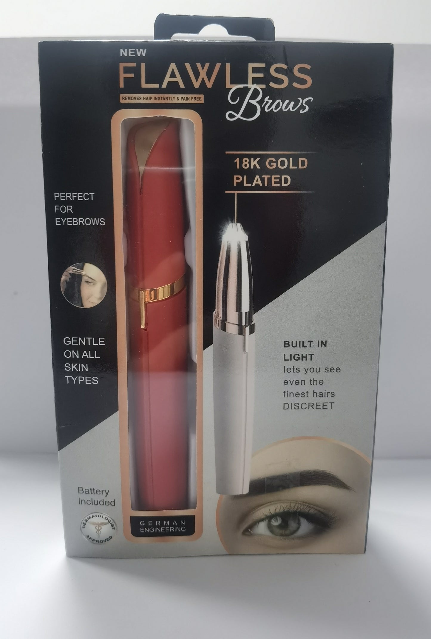 Mini Electric Hair Remover Pen – Painless, Precise, LED