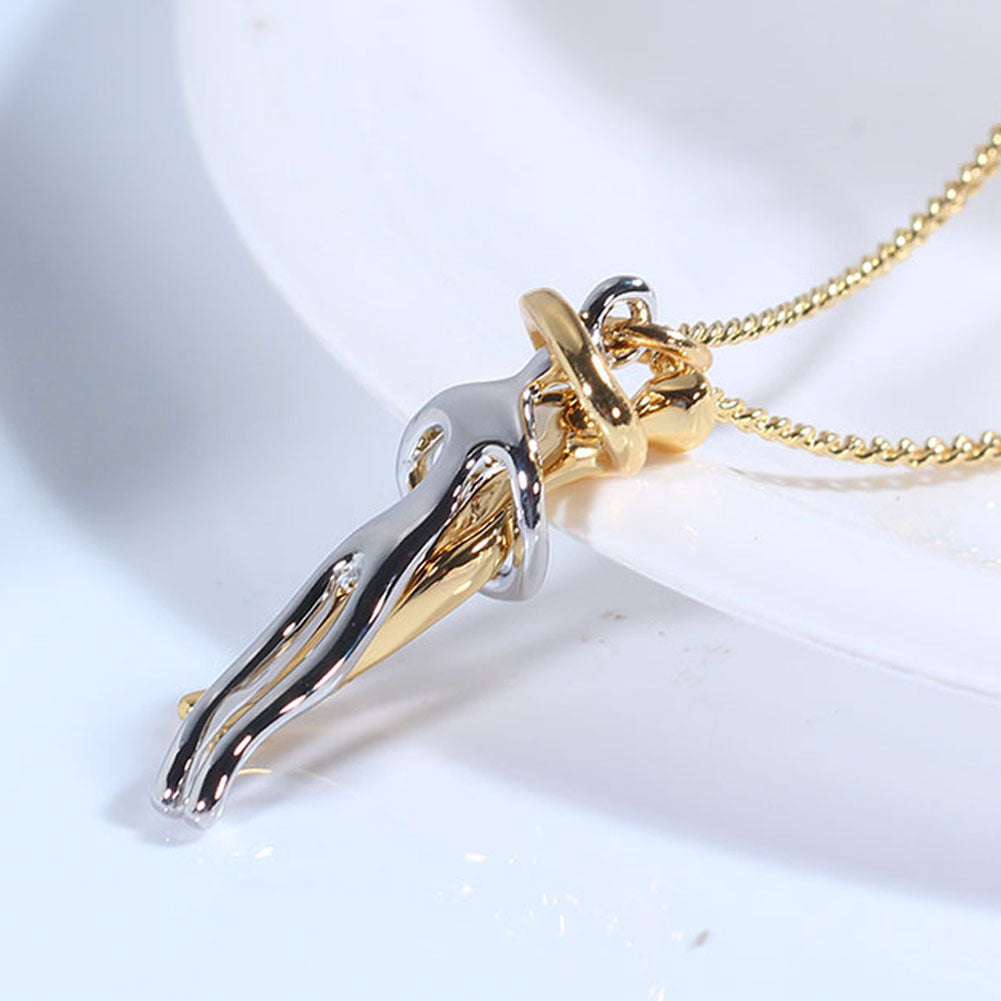 Love Hug Necklace – Perfect Unisex Couple Valentine’s Gift