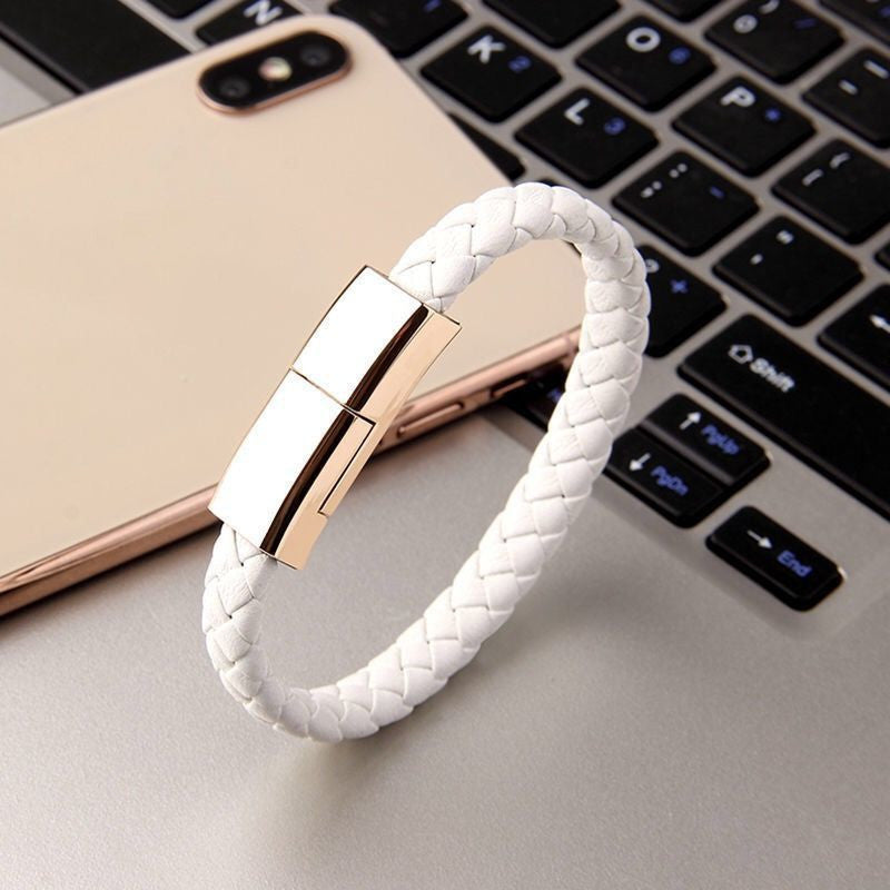 Fast Charging Bracelet Cable – Stylish, Durable USB C Cord