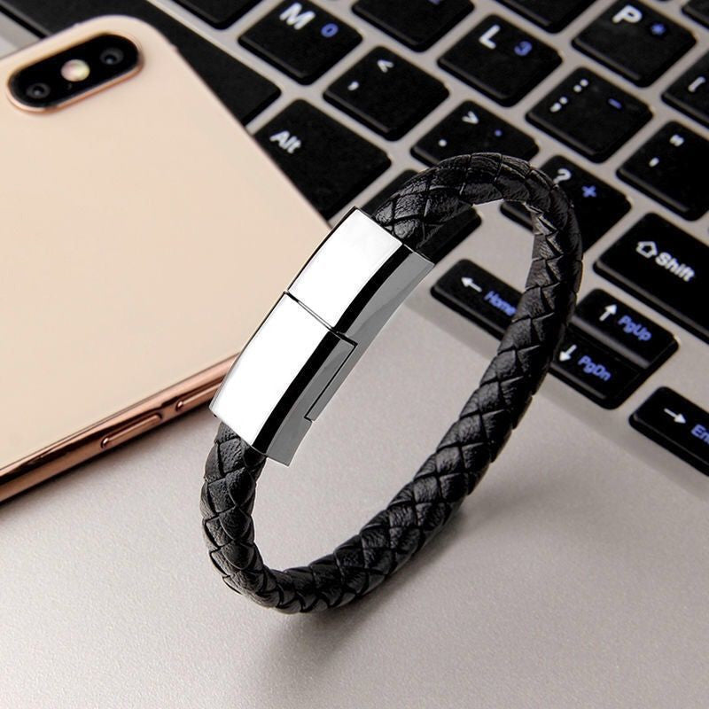 Fast Charging Bracelet Cable – Stylish, Durable USB C Cord