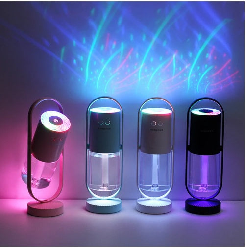 Magic Shadow Humidifier – USB Mist & Night Light