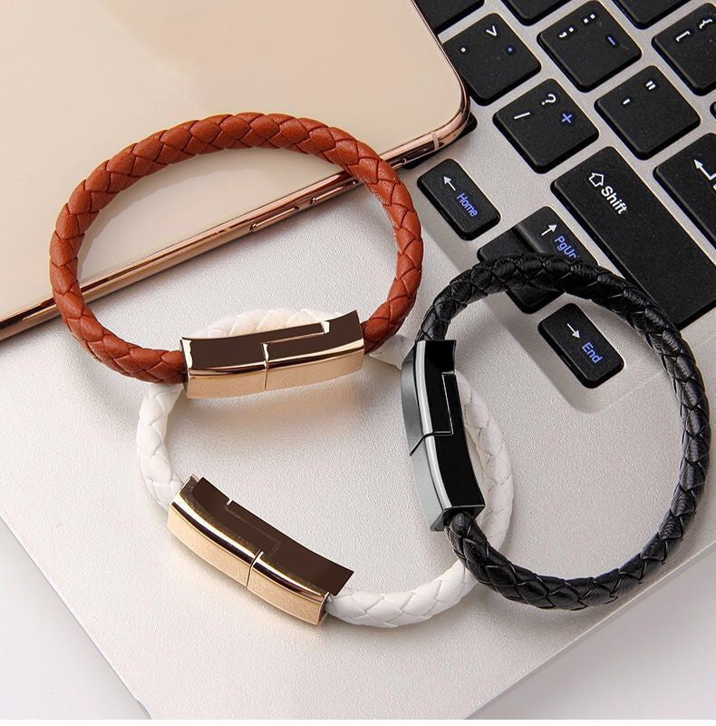 Fast Charging Bracelet Cable – Stylish, Durable USB C Cord