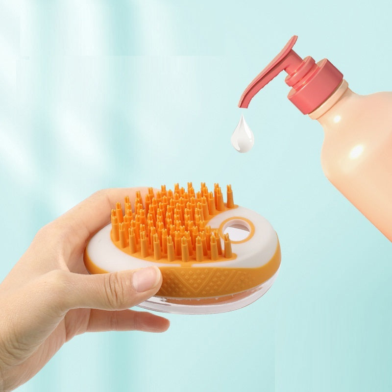 2-in-1 Pet Bath Brush – Massage & Grooming Bliss!