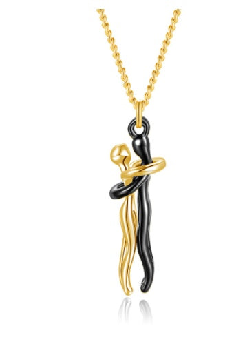 Love Hug Necklace – Perfect Unisex Couple Valentine’s Gift