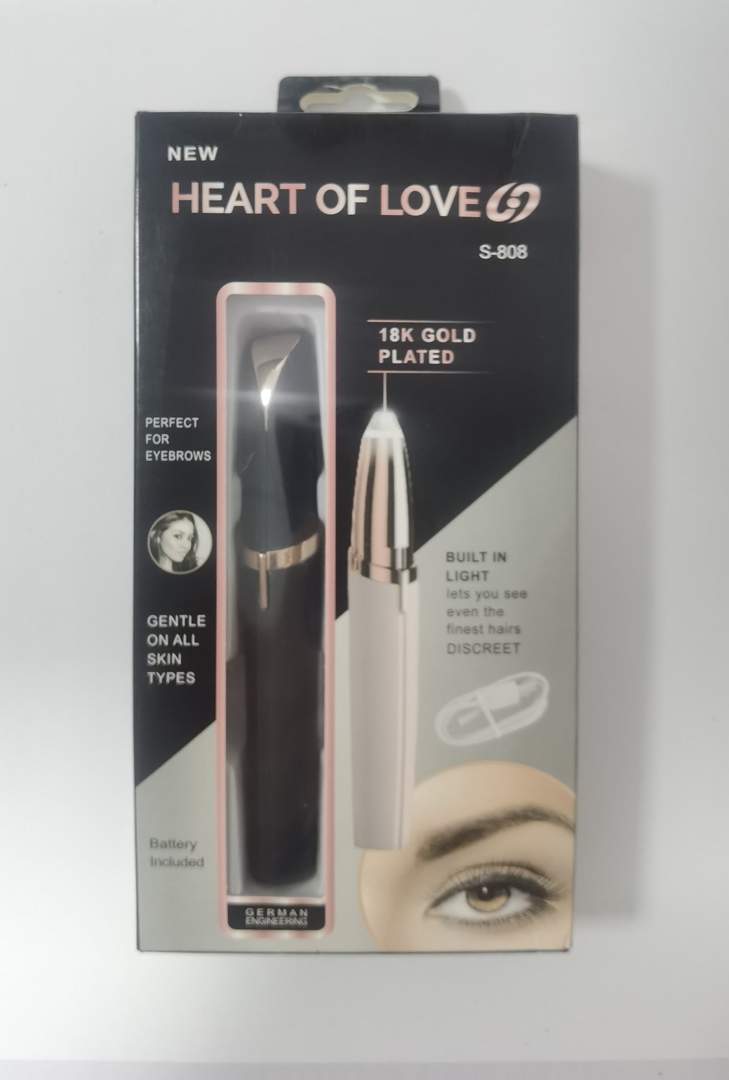 Mini Electric Hair Remover Pen – Painless, Precise, LED