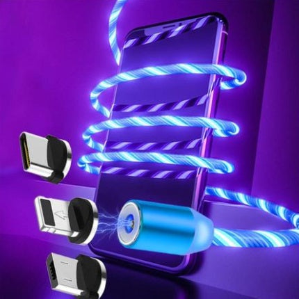 Magnetic Flowing Light Cable – Fast Charge for All Device