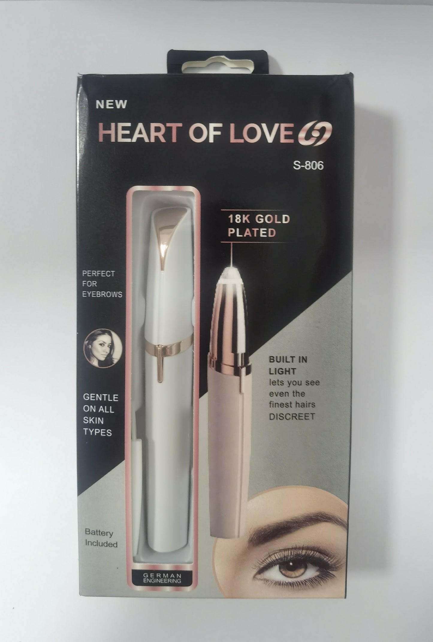 Mini Electric Hair Remover Pen – Painless, Precise, LED