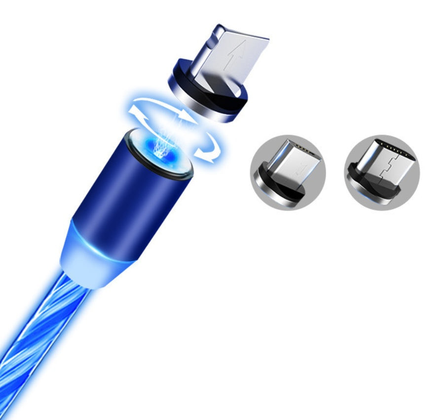 Magnetic Flowing Light Cable – Fast Charge for All Device