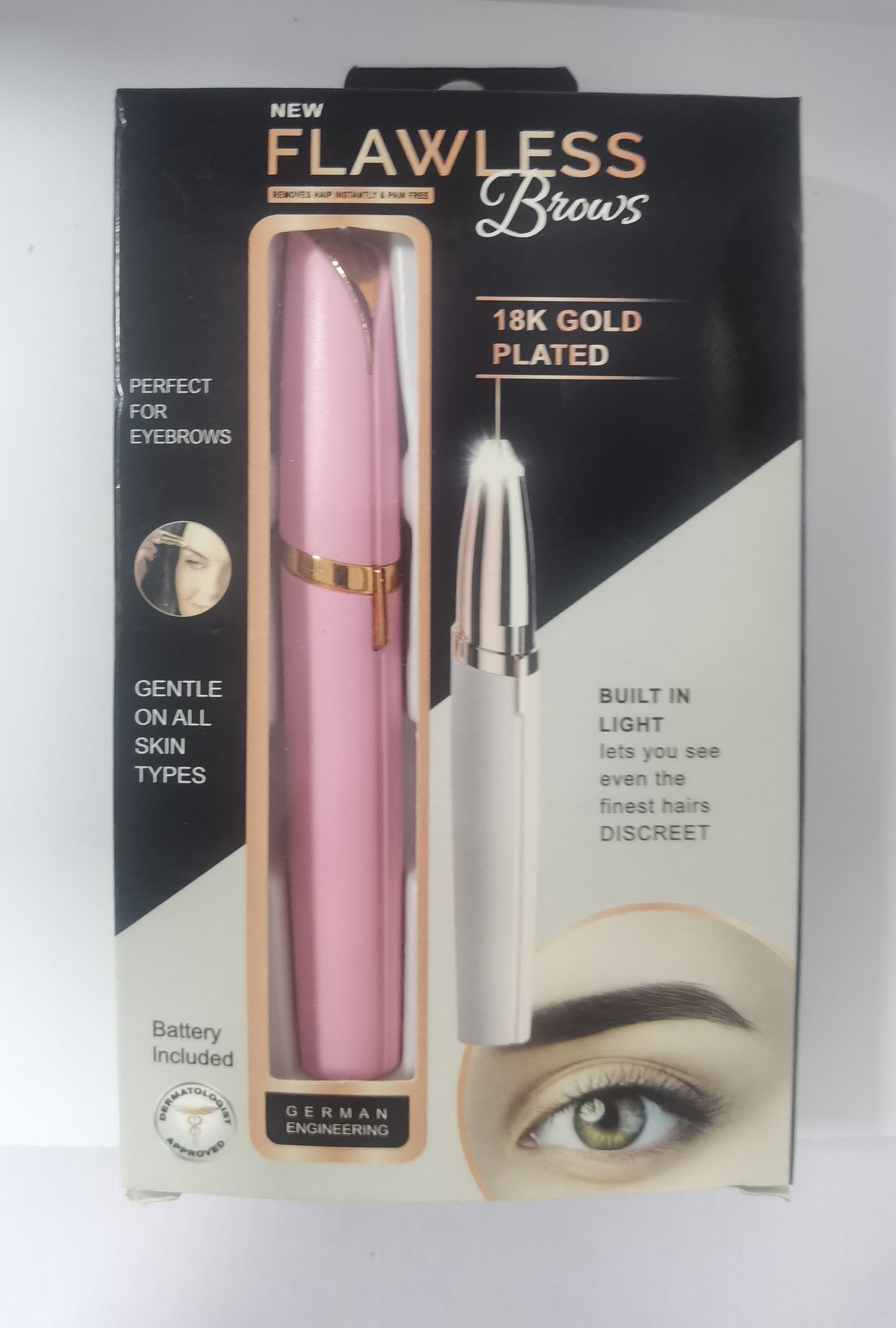 Mini Electric Hair Remover Pen – Painless, Precise, LED
