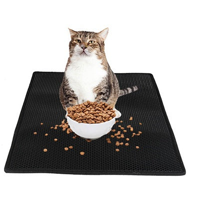 Waterproof Honeycomb Cat Litter Mat – Mess-Free Floors!