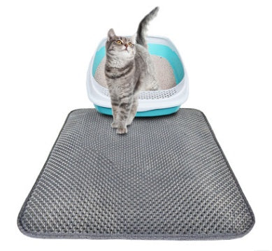 Waterproof Honeycomb Cat Litter Mat – Mess-Free Floors!