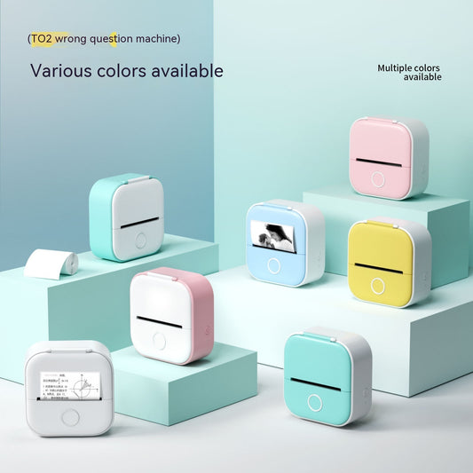 Portable Mini Thermal Printer – Bluetooth Label & Photo Maker