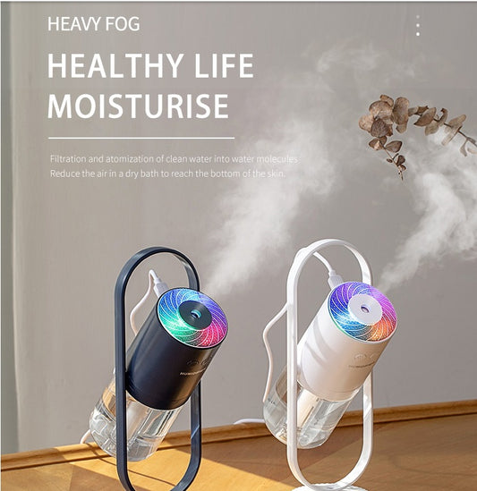 Magic Shadow Humidifier – USB Mist & Night Light