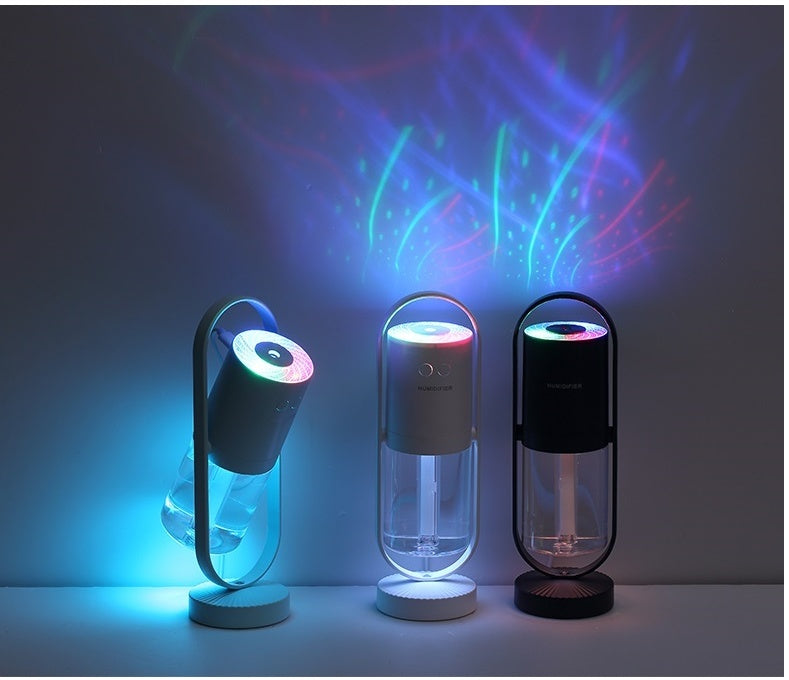 Magic Shadow Humidifier – USB Mist & Night Light