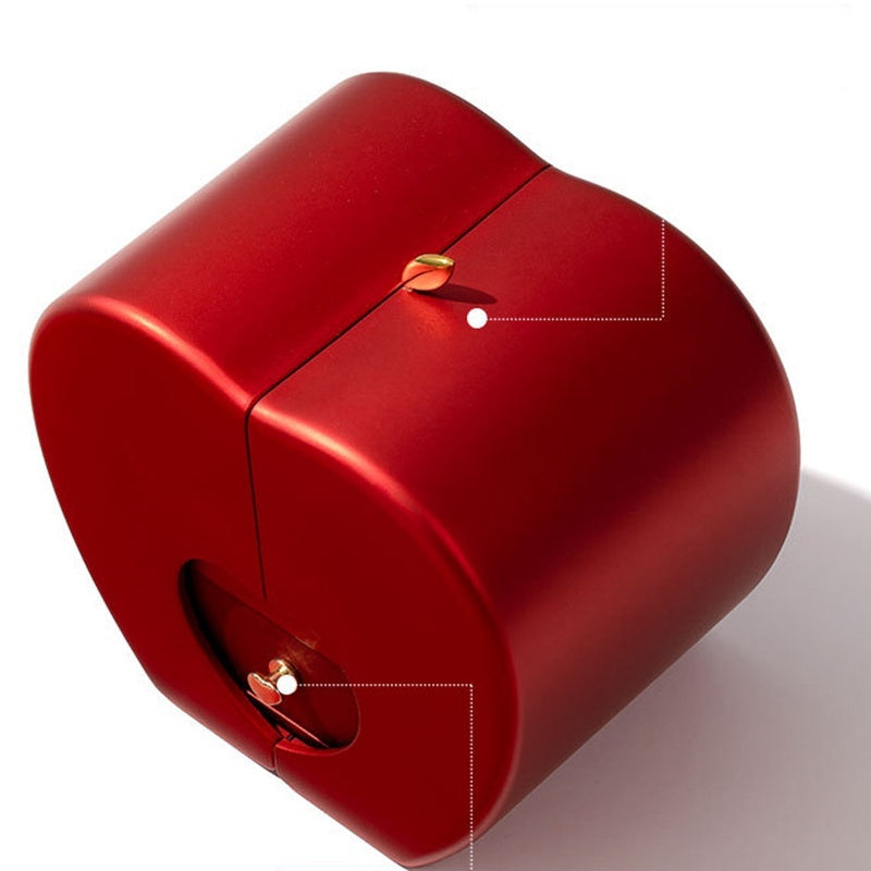 Red Apple Jewelry Box with Eternal Rose Gift Set