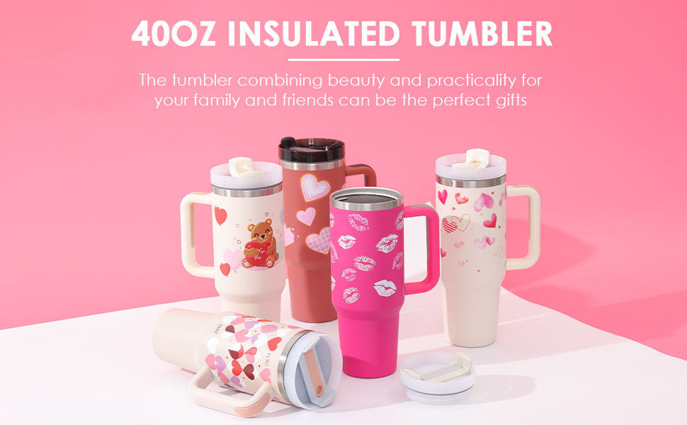 40 Oz Insulated Tumbler – Spill-Proof, Stylish & Travel-Ready!