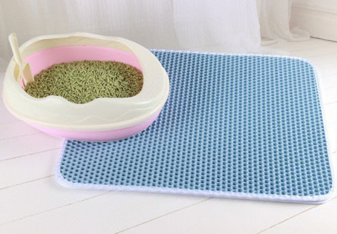 Waterproof Honeycomb Cat Litter Mat – Mess-Free Floors!