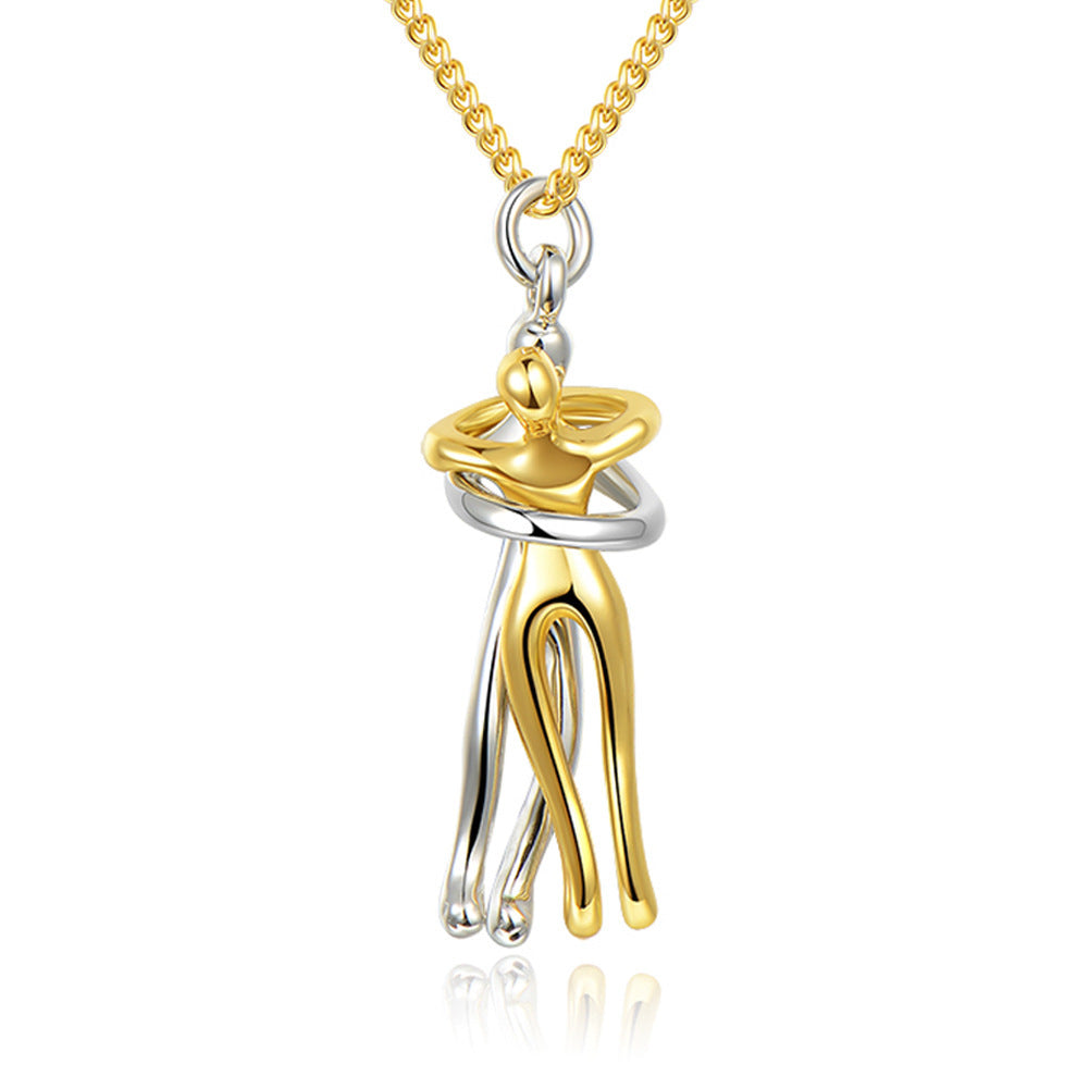 Love Hug Necklace – Perfect Unisex Couple Valentine’s Gift