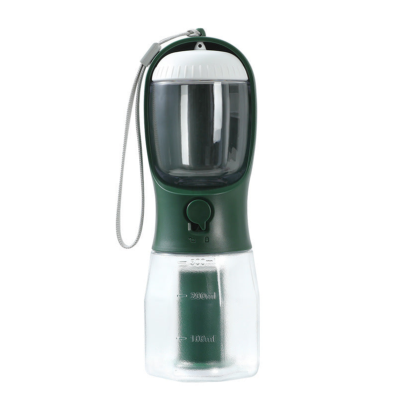 Portable 3-in-1 Dog Water Cup Food Bag Combo
