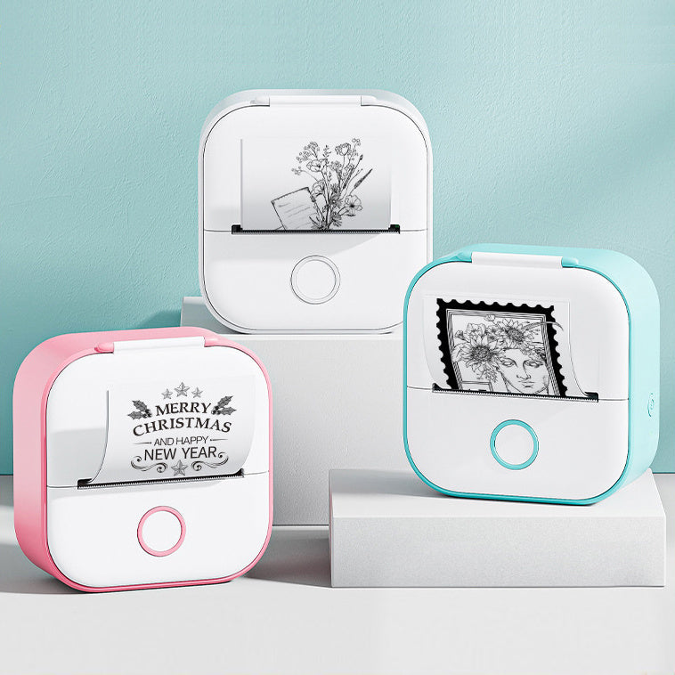 Portable Mini Thermal Printer – Bluetooth Label & Photo Maker