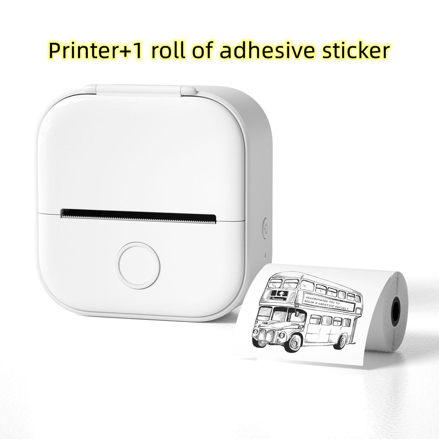 Portable Mini Thermal Printer – Bluetooth Label & Photo Maker