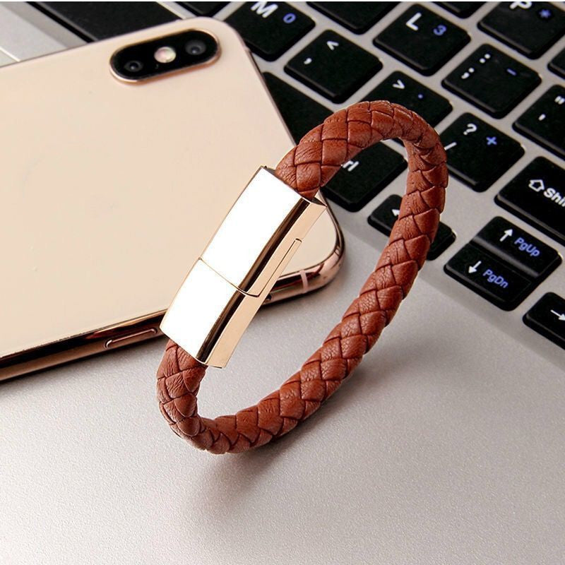 Fast Charging Bracelet Cable – Stylish, Durable USB C Cord