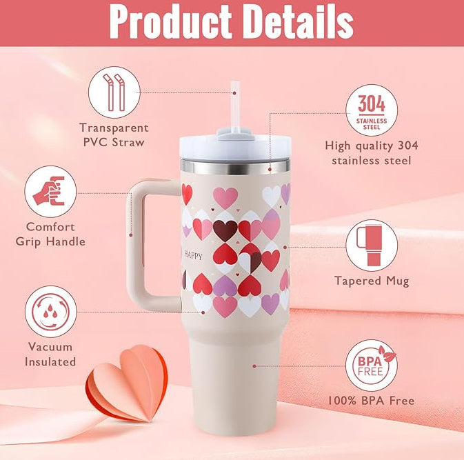 40 Oz Insulated Tumbler – Spill-Proof, Stylish & Travel-Ready!