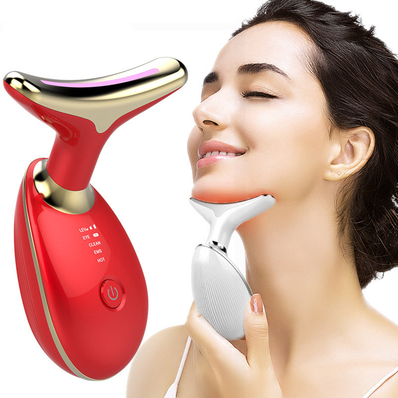 Neck Firming EMS Massager – Lift, Tighten & Glow!